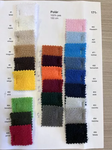 Türkiz kék polár (#71)