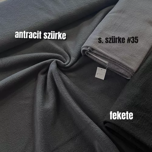 Antracit szürke polár
