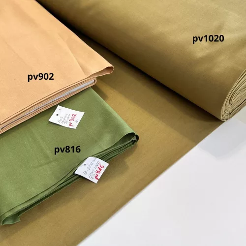 Fűzfa (zöldes-barnás) egyszínű pamutvászon (Willow 160632 TPU)