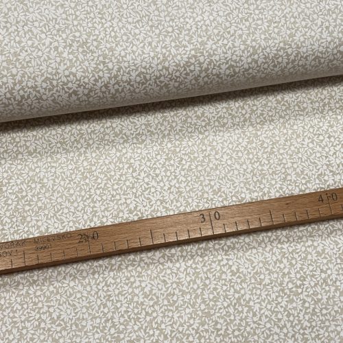 0.67 m EGYBEN KÉRHETŐ Bézs a. fehér kisvirágos pamutvászon