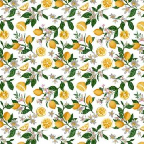 Citromos pamutvászon