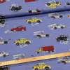 0,44 m EGYBEN KÉRHETŐ Kék alapon autós pamutvászon