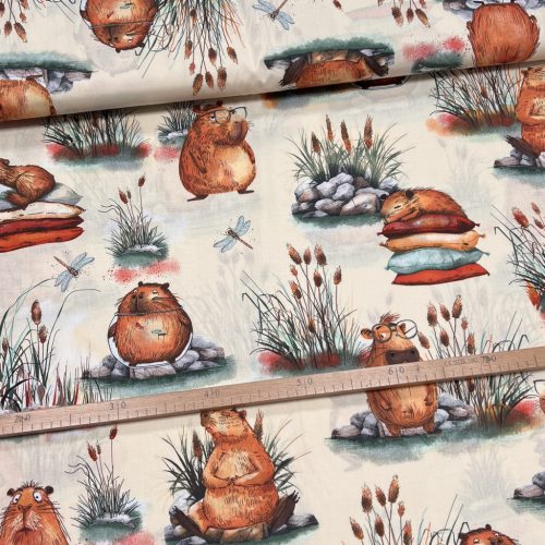 Capibara 160 cm sz. pamutvászon