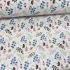 Fehér a. rózsaszín-kék virágos terméses 160 cm sz. pamutvászon