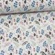 Fehér a. rózsaszín-kék virágos terméses 160 cm sz. pamutvászon