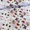 Dusty rose-színes pillangós pamutvászon