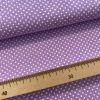 Lila alapon 2 mm-es kispöttyös pamutvászon (Lavander lilac No.2)
