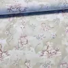 0,64 m EGYBEN KÉRHETŐ KIÁRUSÍTÁS: Lila ruhás királylány a sárkányával 160 cm sz. pamutvászon (KA)