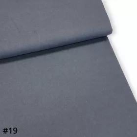 Grafit szürke egyszínű 160 cm széles pamutvászon (#19)