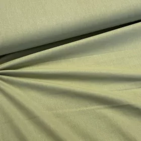 Hamvas zöld egyszínű pamutvászon (Sage green 15-0318)