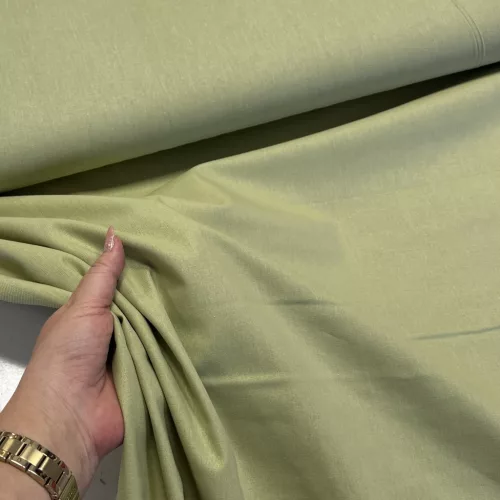 Hamvas zöld egyszínű pamutvászon (Sage green 15-0318)
