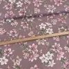 Pasztell lila a. liliomos 160 cm sz. pamutvászon (Mr)