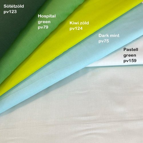 Kiwi zöld egyszínű pamutvászon (1384)