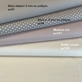 Medium Nut egyszínű pamutvászon (1398)