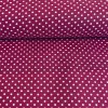 Fuxia alapon 2 mm-es kis pöttyös pamutvászon (7676 Fuxia)