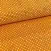 Narancs alapon 2 mm-es kis pöttyös pamutvászon (7676 Orange)