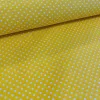 Citromsárga alapon 2 mm-es kis pöttyös pamutvászon (7676 Lemon)