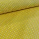 Citromsárga alapon 2 mm-es kis pöttyös pamutvászon (7676 Lemon)