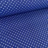 Királykék alapon 2 mm-es kis pöttyös pamutvászon (7676 Royal blue)