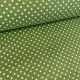 Kaktusz zöld alapon 2 mm-es kis pöttyös pamutvászon (7676 Green)