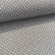 Vil. Szürke (7676 Ash grey) a. 2 mm-es pöttyös pamutvászon
