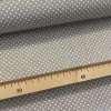 Vil. Szürke (7676 Ash grey) a. 2 mm-es pöttyös pamutvászon