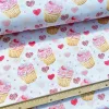 Pink cupcake 160 cm sz. pamutvászon