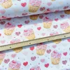 Pink cupcake 160 cm sz. pamutvászon
