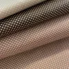 Praliné barna alapon 2 mm-es kispöttyös pamutvászon (Praline 7676)