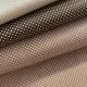 Praliné barna alapon 2 mm-es kispöttyös pamutvászon (Praline 7676)