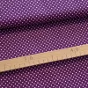 Sötét lila alapon 2 mm-es kispöttyös pamutvászon (7676 Lilac)