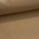 Sötétebb bézs alapon 2 mm-es kispöttyös pamutvászon (7676 Dark Beige)