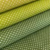 0,31 m Szál hibas EGYBEN KÉRHETŐ Kiwi zöld alapon 2 mm-es kis pöttyös pamutvászon (7676 Kiwi)