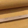 0,25 m EGYBEN KÉRHETŐ Mustár sárga (őszi szín) alapon 2 mm-es kispöttyös pamutvászon (7676 Mustard)