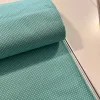 Türkiz alapon 2 mm-es kispöttyös pamutvászon (7676 Aqua Green-Mentha)