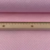 0,54 m EGYBEN KÉRHETŐ Világos rózsaszín (LT Rosa 7676) alapon 2 mm-es kis pöttyös pamutvászon