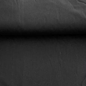 Fekete egyszínű pamutvászon