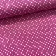 Barbie girl alapon 2 mm-es kispöttyös pamutvászon (7676 Violet)