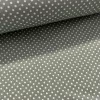 Fagyos moha alapon 2 mm-es kispöttyös pamutvászon (7676 Deaville frost)
