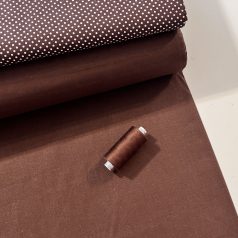   0,26 m EGYBEN KÉRHETŐ Csokibarna egyszínű pamutvászon (Chocolate B. TPX 18-1222)