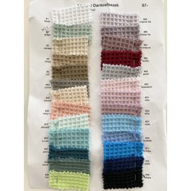 Prémium waffle/darázsos anyag: Fekete (#36)