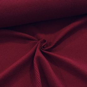   0,2 m EGYBEN KÉRHETŐ Prémium waffle/darázsos anyag: Bordó (#26)