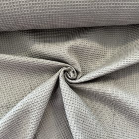 Prémium waffle/darázsos anyag: Középszürke (Camel)