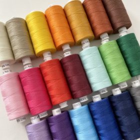   Moon cérna (poliester, 1000 yard) SZÍNES alapszínek 20 db-os NAGY CSOMAG