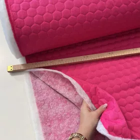   0,25 m EGYBEN KÉRHETŐ Steppelt vízlepergető (flízzel bélelt) anyag: Pink (#516)