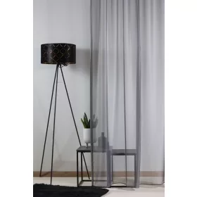  Félorganza fényáteresztő függöny 180 cm ólomzsinóros: Antracit (44.6)