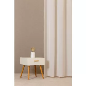   Sűrű szövésű matt sable fényáteresztő függöny 300 cm ólomzsinóros: Caffe Latte (06)