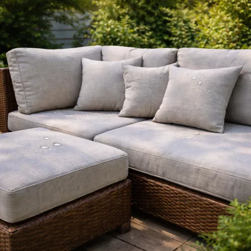 Dupla teflonos vízlepergető szövet: Halvány bézs