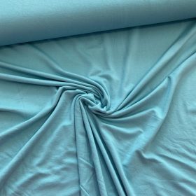   AKI KAPJA, MARJA: Vízkék elasztikus viszkóz jersey Oeko-Tex I. (#7)