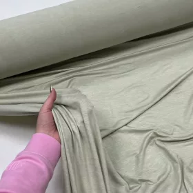   KIÁRUSÍTÁS: Halvány pasztell zöld elasztikus viszkóz jersey